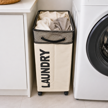 NeatRoll™ RollEase Slim Laundry Hamper